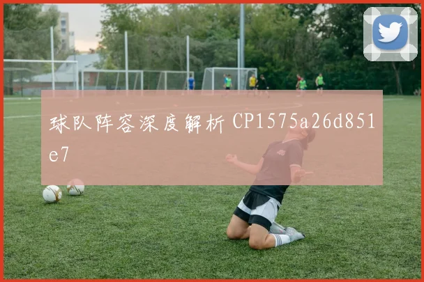 球队阵容深度解析 CP1575a26d851e7
